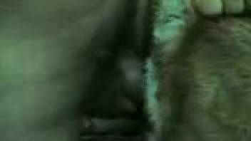 Intimate and up-close with his canine in a savage homemade bestiality encounter