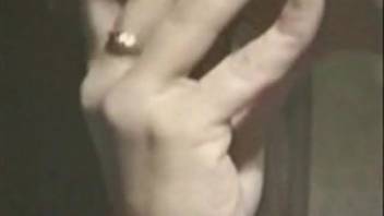 Stunning dark-haired beauty delivers an amazing breast job and screws a monster