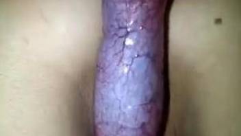 Skinny MILF destroyed by a throbbing dog cock