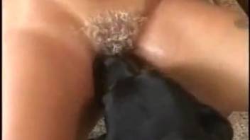 Chick with droopy boobs, filthy canine bestiality live cam fuck